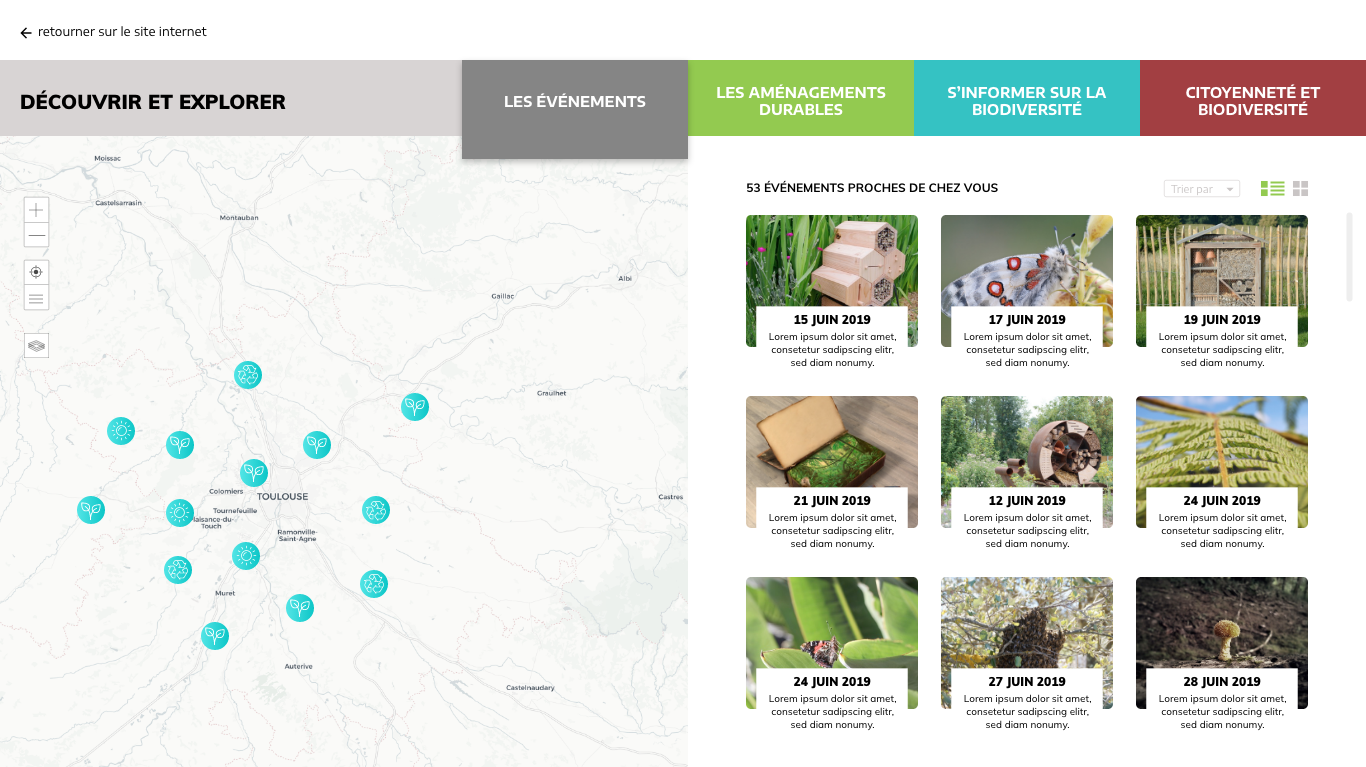 Biodiversité - Carte Interactive